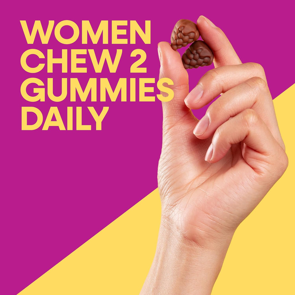 Nature's Way Alive! Women's 50+ Multivitamin Gummies, Mixed Berry, 60 ct