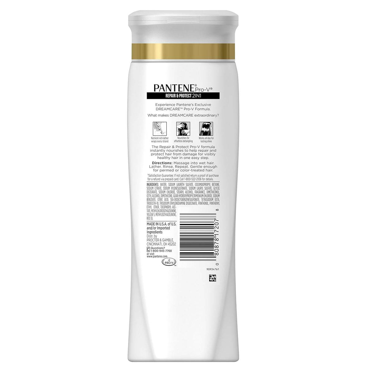 Pantene Pro-V Repair and Protect, 2-in-1 Shampoo & Conditioner, 12.6 oz - OTC Shoppe Express