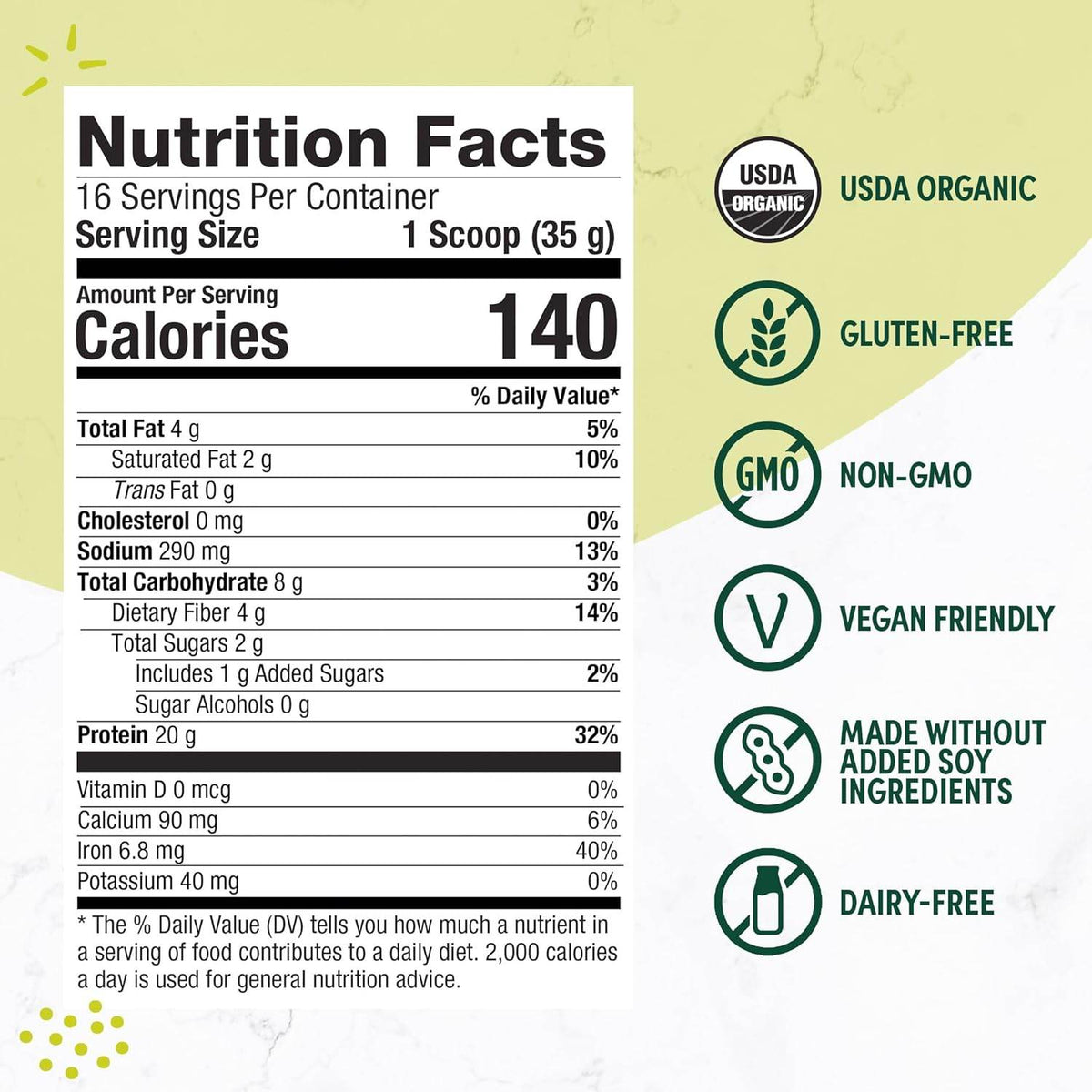 Purely Inspired Organic Protein Shake, French Vanilla, 1.5 lbs - OTC Shoppe Express