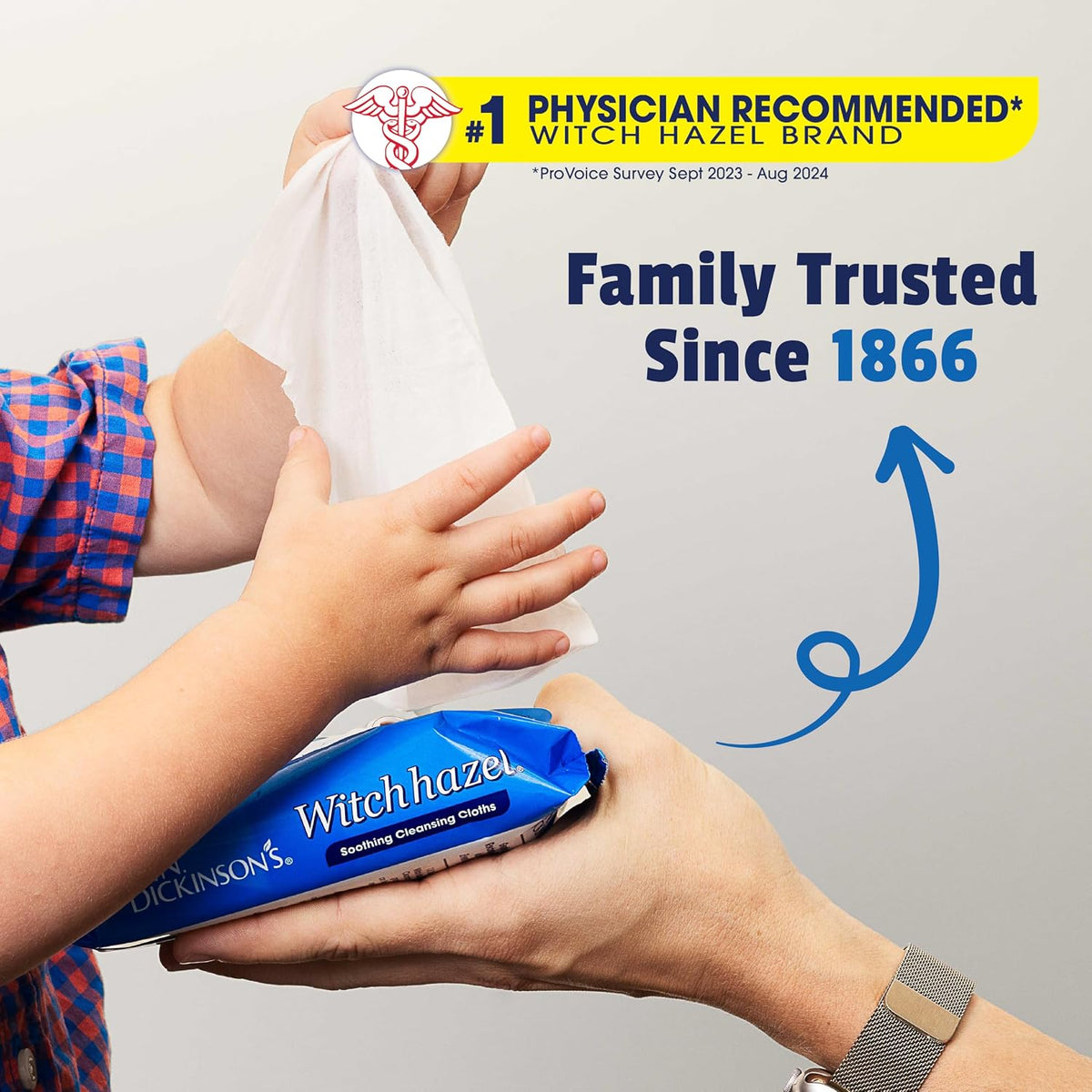 T.N. Dickinson's Witch Hazel Soothing Cleansing Cloths | 25 Wipes