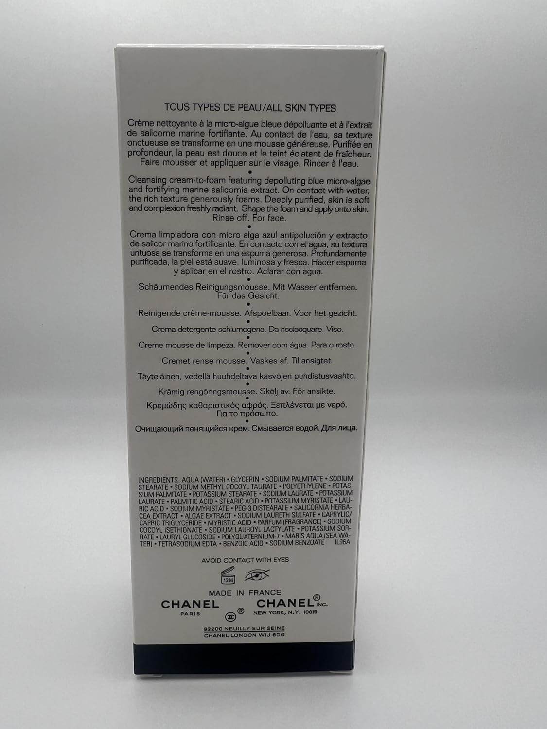 CHANEL LA MOUSSE Anti-Pollution Cleansing Cream-to-Foam, 5.0 oz - OTC Shoppe Express