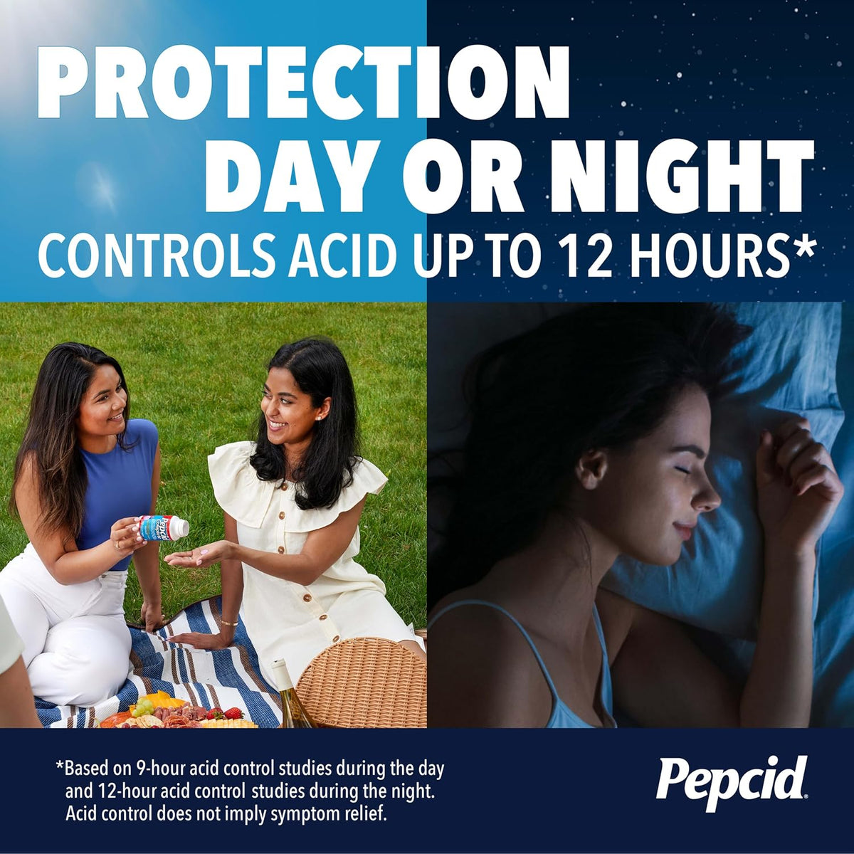 Pepcid Complete Acid Reducer + Antacid Chews, 10mg Famotidine, Mint, 25 Ct