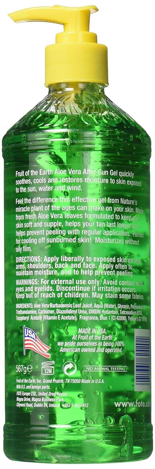 Fruit of the Earth Aloe Vera After Sun Gel, 20 oz - OTC Shoppe Express