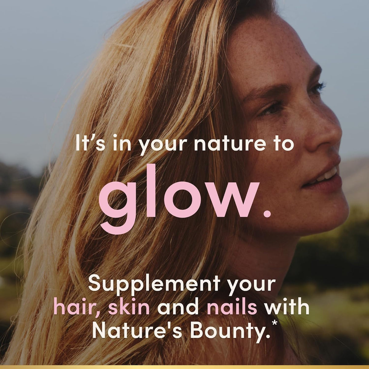 Nature's Bounty Optimal Solutions Hair, Skin & Nails Formula, 20 Servings