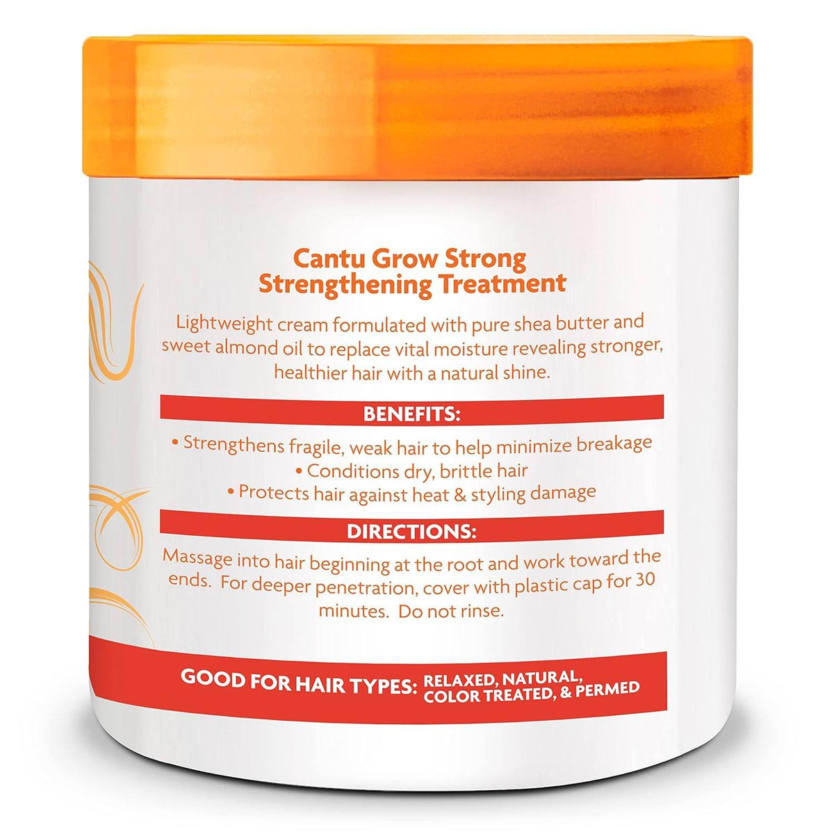 Cantu Shea Butter Grow Strong Hair Strengthening Treatment, 6.1 oz - OTC Shoppe Express
