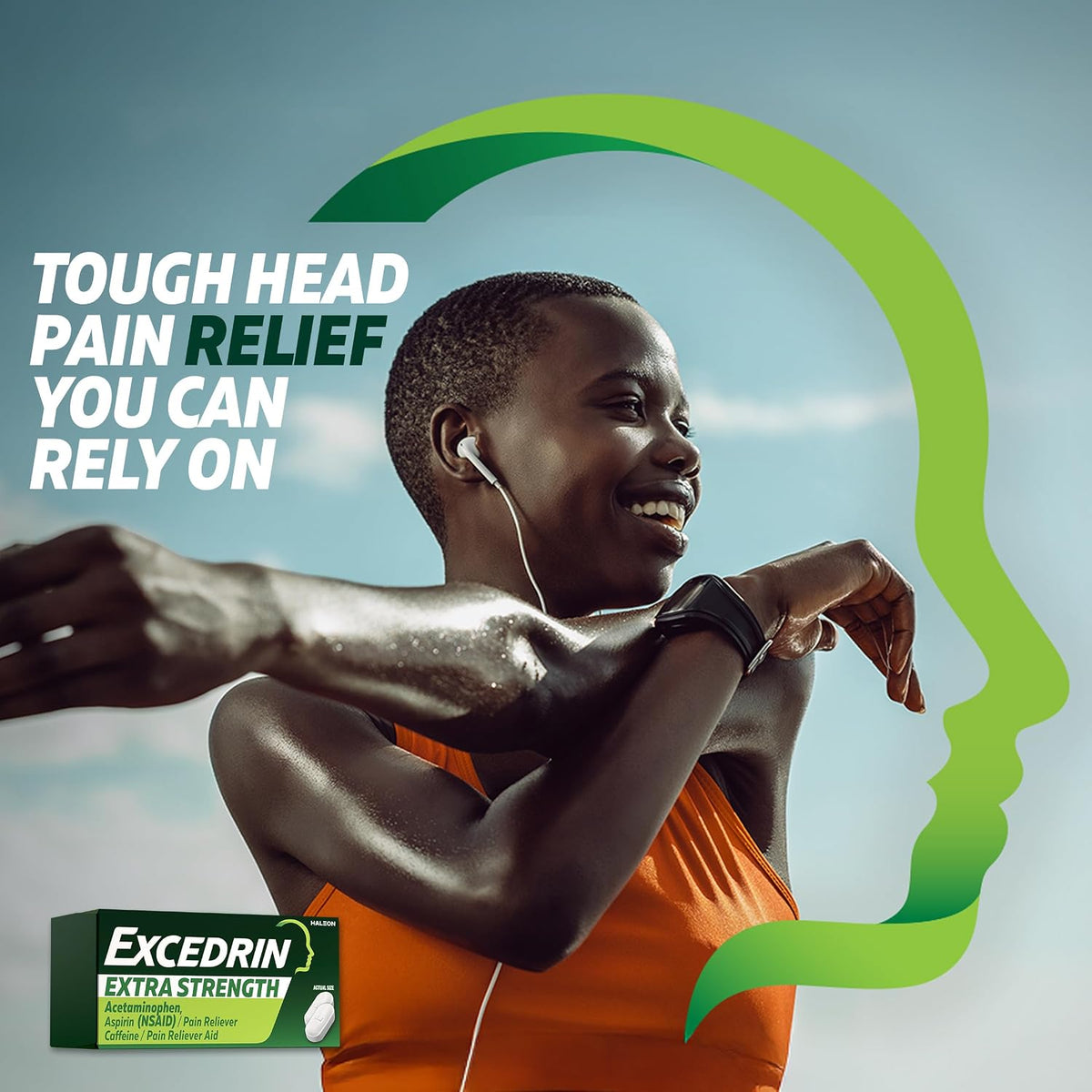 Excedrin Extra Strength Caplets for Headache Pain Relief, 24 Count
