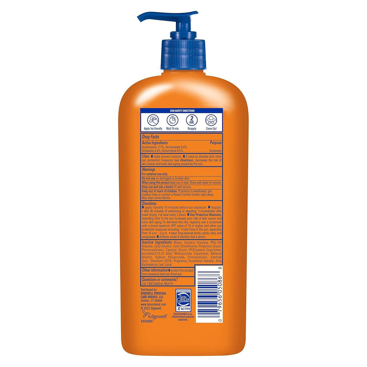 Banana Boat Sport Performance Sunscreen Lotion, SPF 50, 12 oz - OTC Shoppe Express
