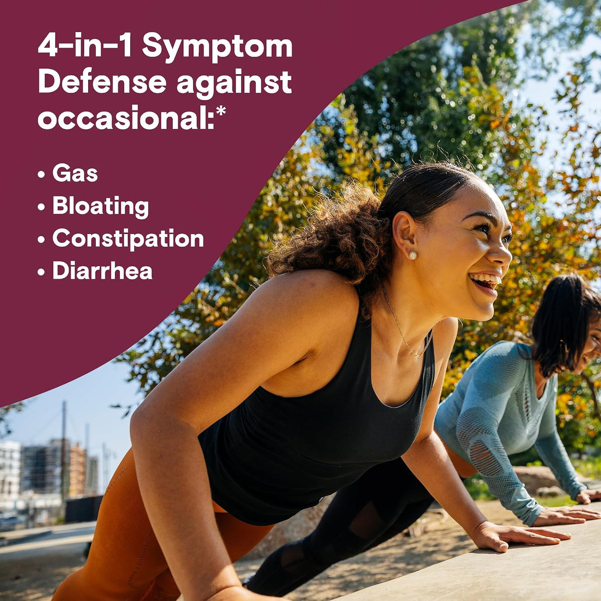 Phillips' Colon Health Daily Probiotic Capsules, 4-in-1 Symptom Defense to help defend against Occasional Gas, Bloating, Constipation, and Diarrhea