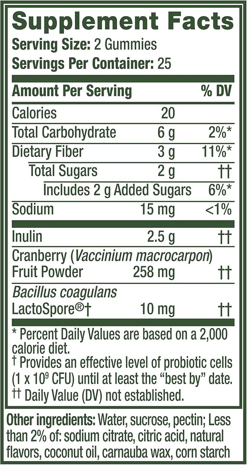 Align Women's Health, Pre+Probiotic Gummies, Cranberry, 50 ea - OTC Shoppe Express