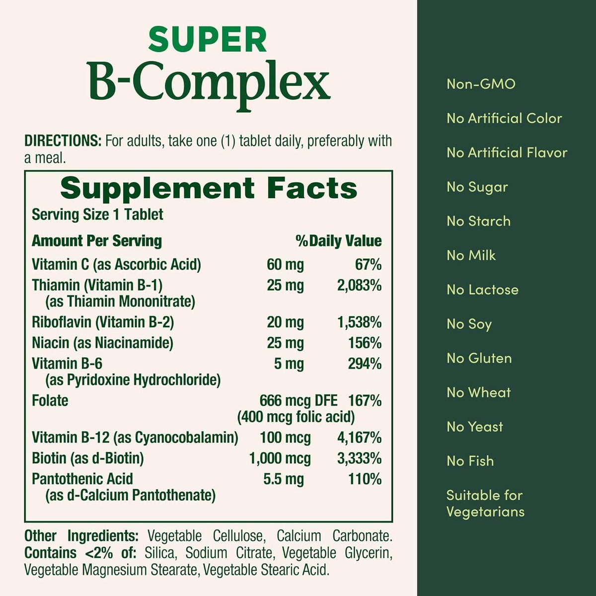 Nature's Bounty Super B-Complex, Coated Tablets, 150 ea - OTC Shoppe Express