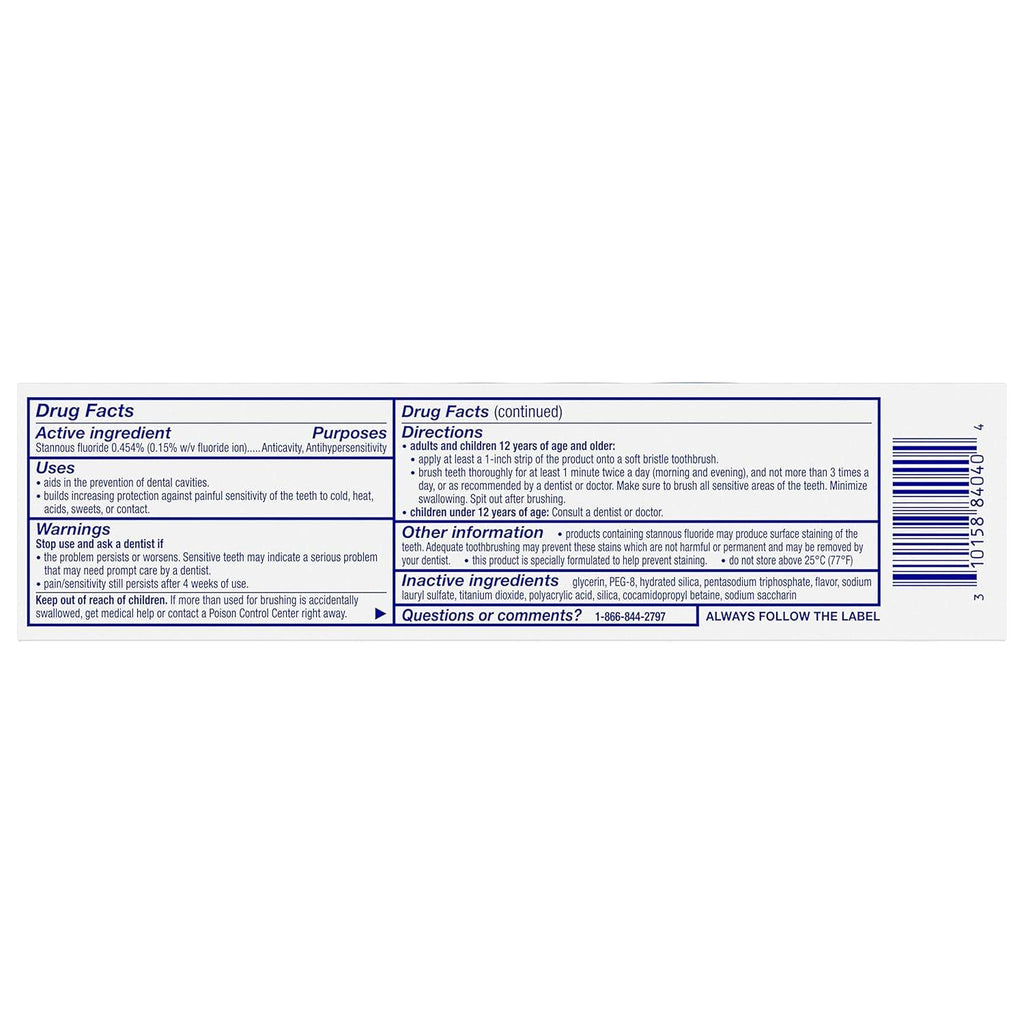 Sensodyne Toothpaste for Sensitive Teeth, Repair & Protect, 3.4 oz - OTC Shoppe Express