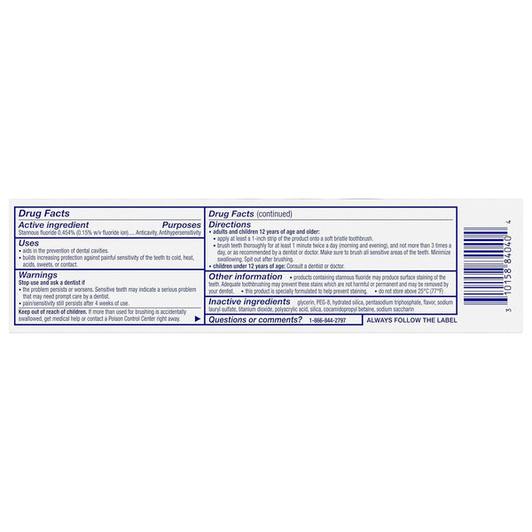 Sensodyne Toothpaste for Sensitive Teeth, Repair & Protect, 3.4 oz - OTC Shoppe Express