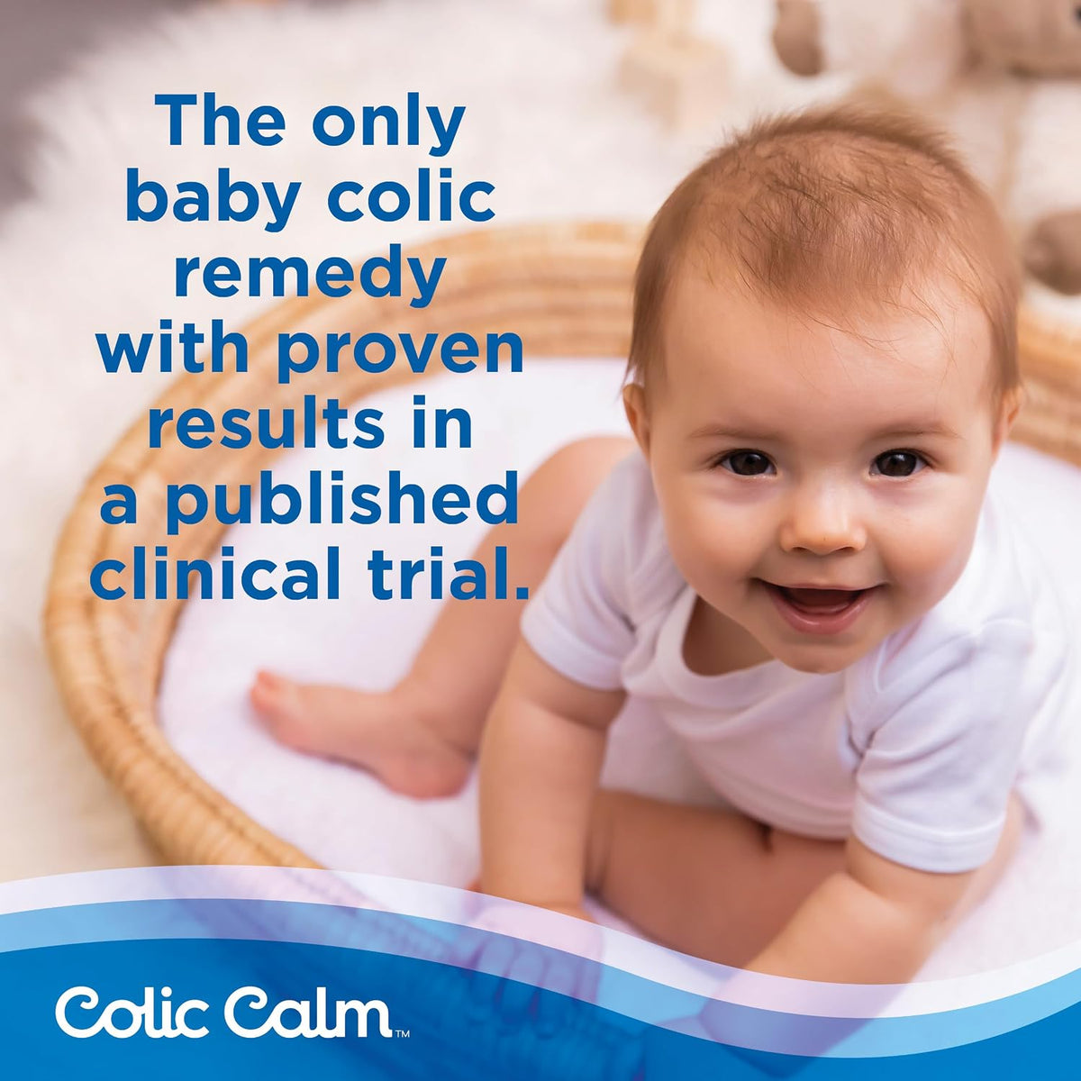 Colic Calm Infant Gripe Water for Colic, Gas & Fussiness, 2 fl oz (60 mL)