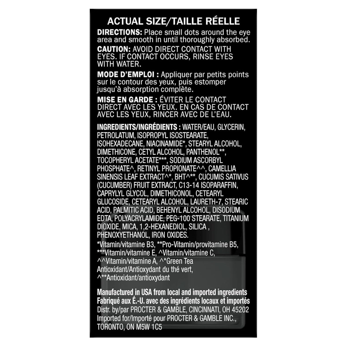 Olay Total Effects 7-In-One Anti-Aging Transforming Eye Cream, 0.5 oz