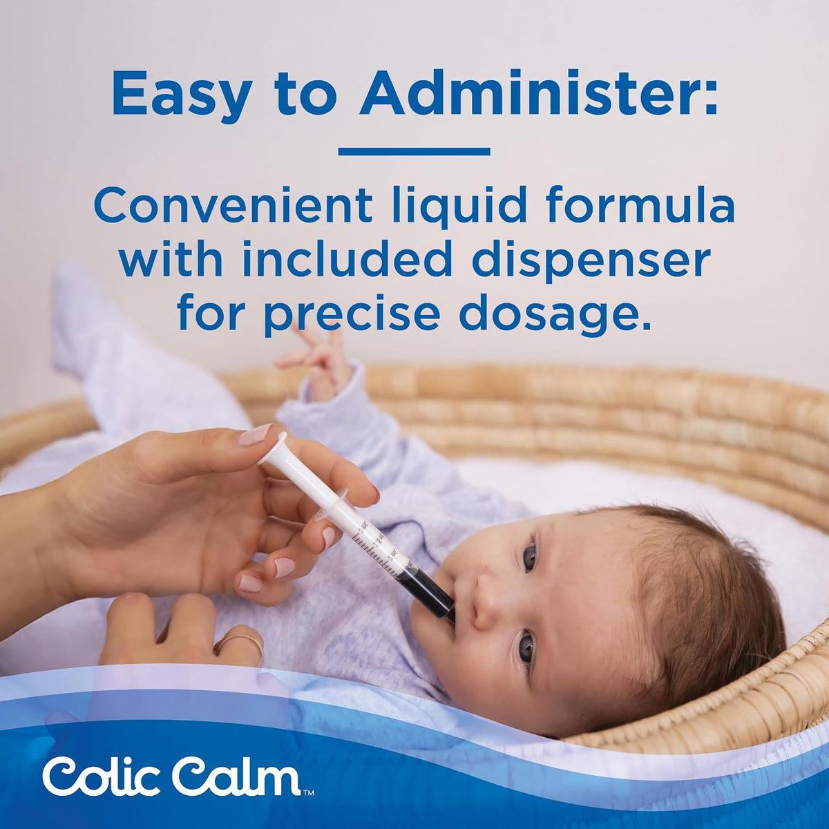 Colic Calm Infant Gripe Water for Colic, Gas & Fussiness, 2 fl oz (60 mL)