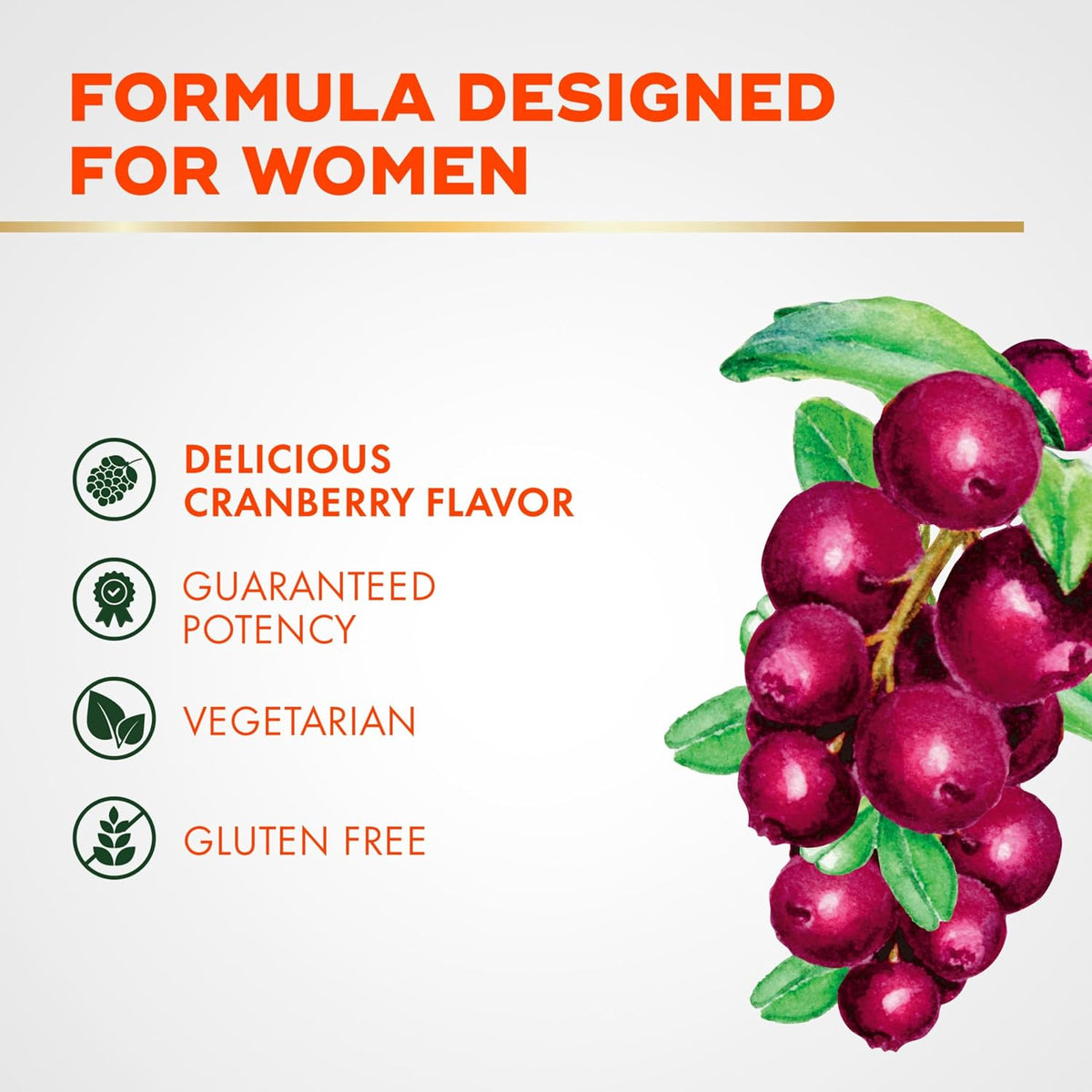 Align Probiotic, Women's Dualbiotic, Womens Probiotic Gummies, Prebiotics and Probiotics for Women, with Cranberry for Urinary Tract Health*