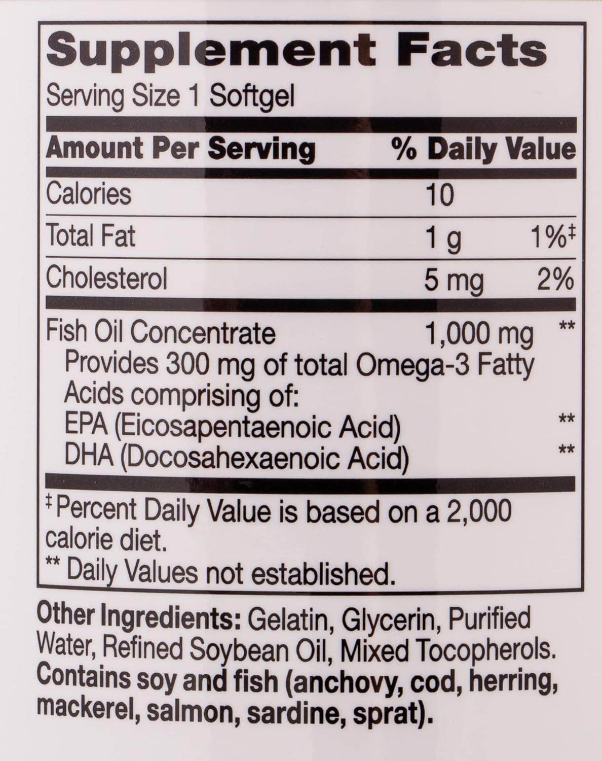 21st Century Fish Oil, 1000 mg, Softgels, 300 ea - OTC Shoppe Express