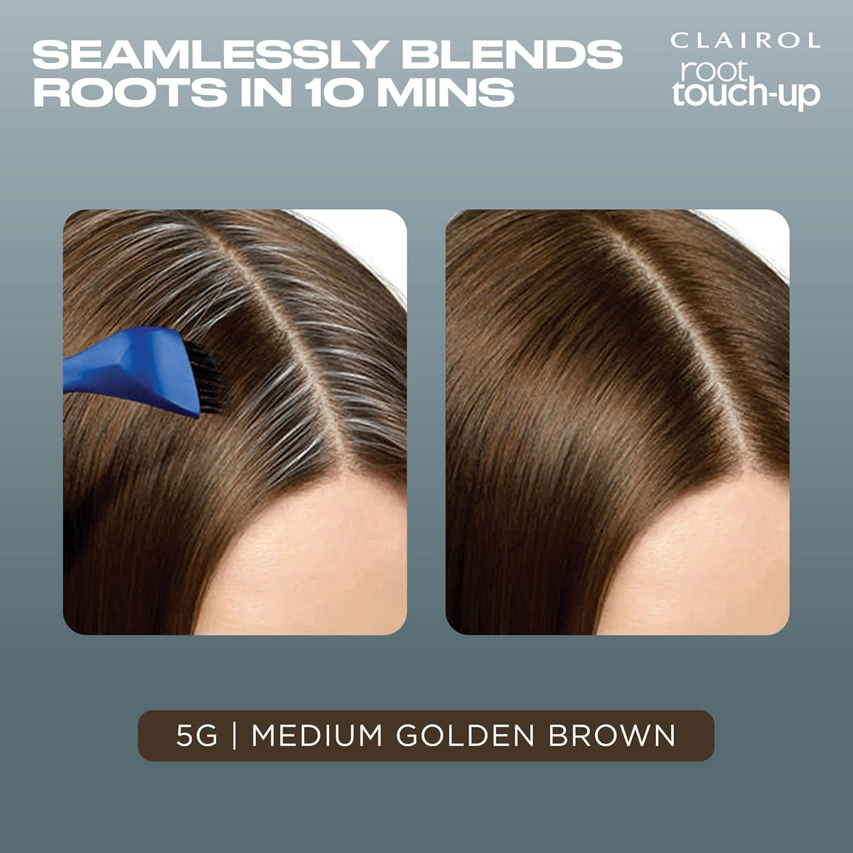 Clairol Root Touch Up Permanent Hair Dye, 5G Medium Golden Brown, 1 Pk
