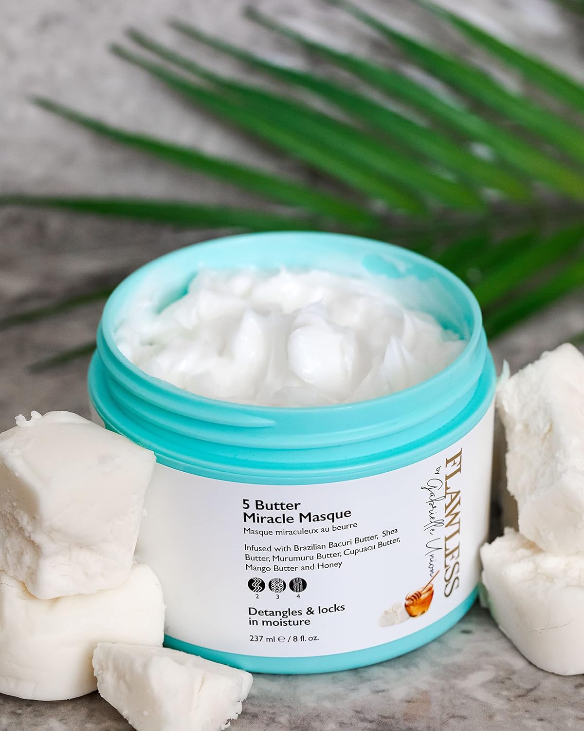 Gabrielle Union Flawless Moisturizing & Detangling 5 Butter Miracle Hair Mask, 8 oz