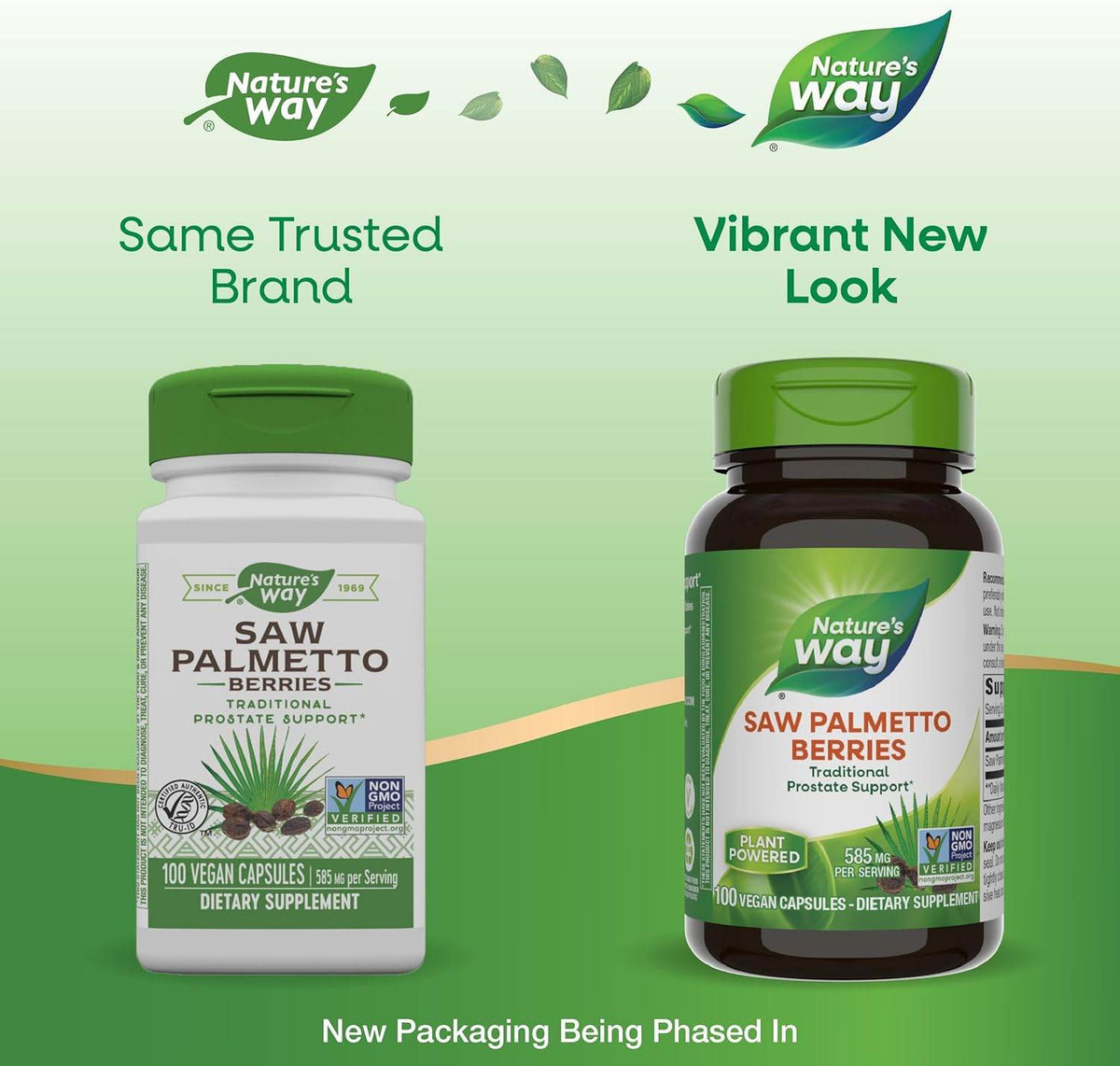 Nature's Way Saw Palmetto Berries, 585 mg, Capsules, 100 ea - OTC Shoppe Express