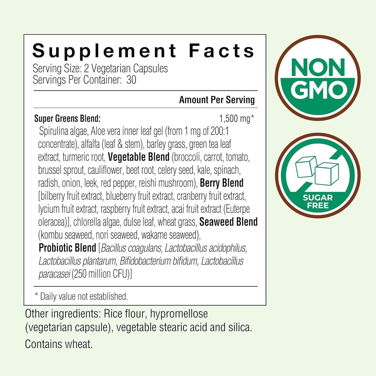 Country Farms Super Greens, Veggie Capsules, 60 ea - OTC Shoppe Express