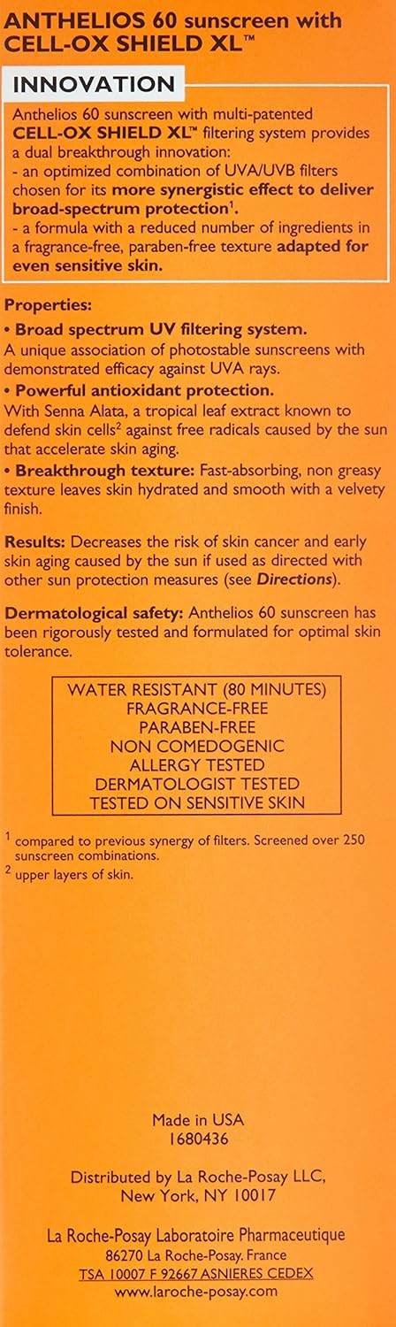 La Roche-Posay Anthelios Cooling Water-Lotion Sunscreen, SPF 60, 5 oz - OTC Shoppe Express