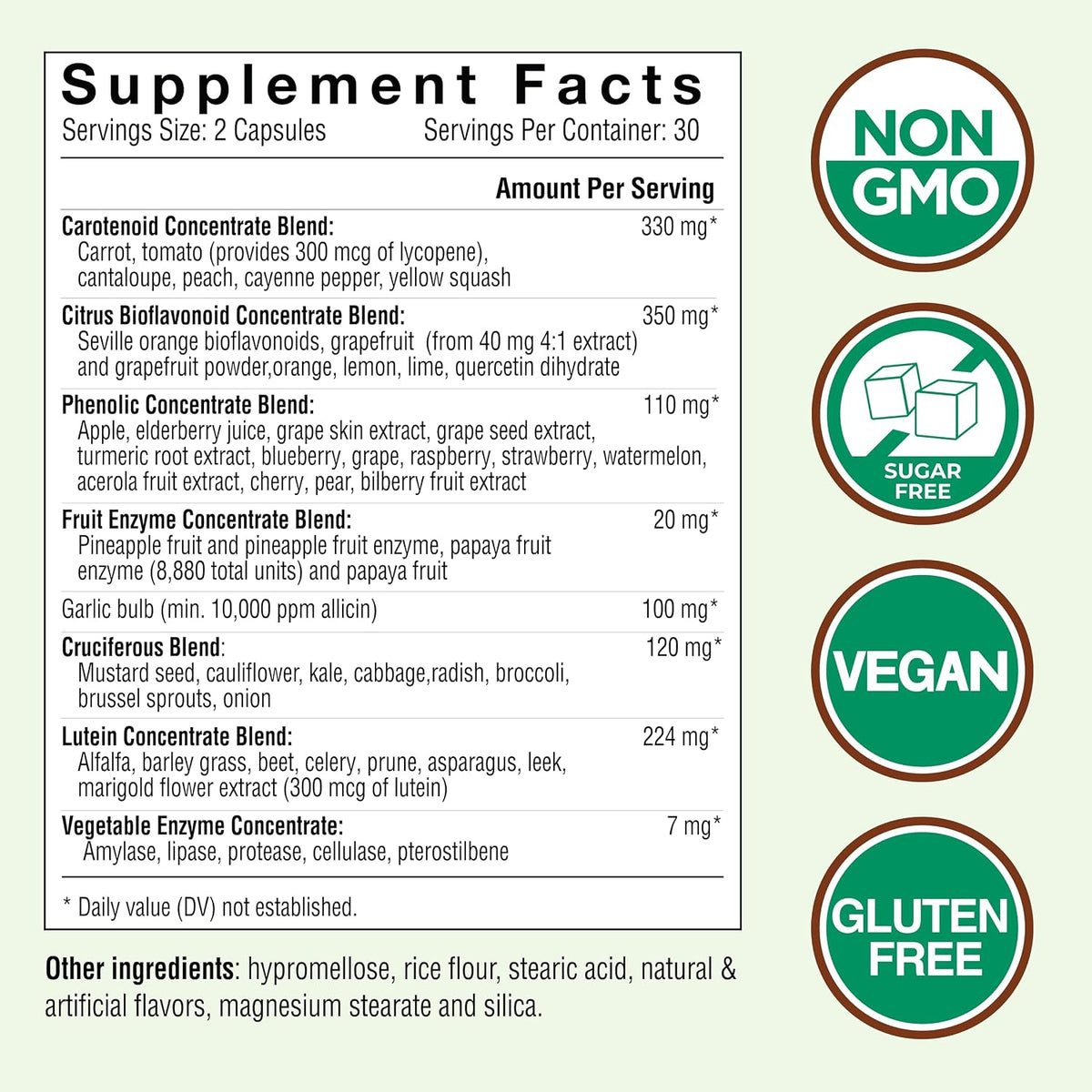 Country Farms Super Fruits and Veggies Capsules, Whole Food Supplement, Powerful Antioxidant, Supports Energy, Immune Health, Boosts Digestive Health