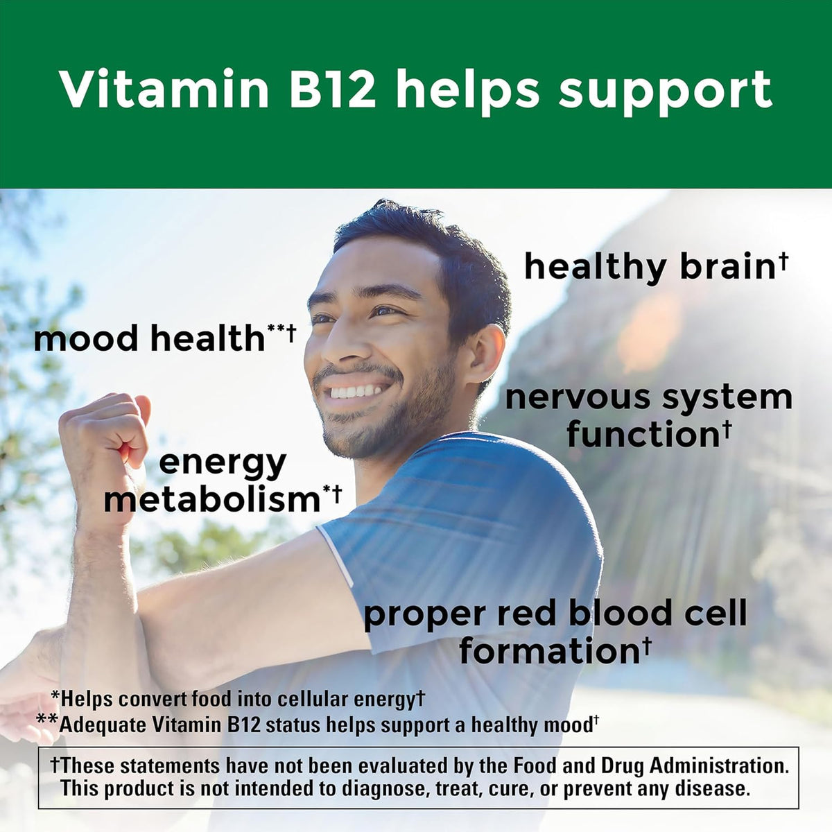 Nature Made Vitamin B12 1000 mcg, Energy Metabolism Support, 90 Softgels