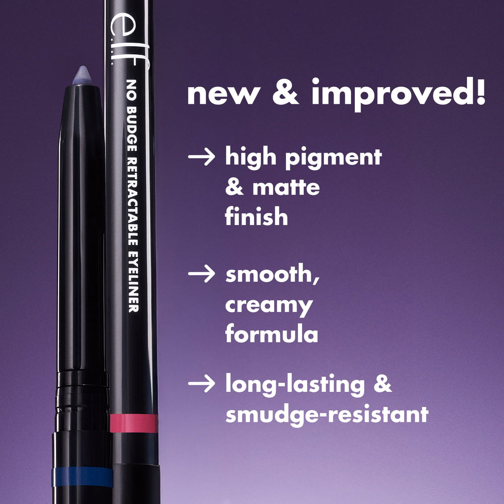 e.l.f. No Budge Retractable Eyeliner, Coffee, 0.006 oz