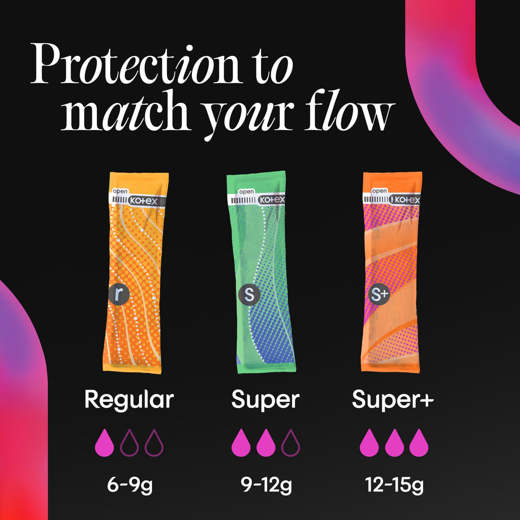 U by Kotex Click Compact Tampons, Regular, Unscented, 16 Count