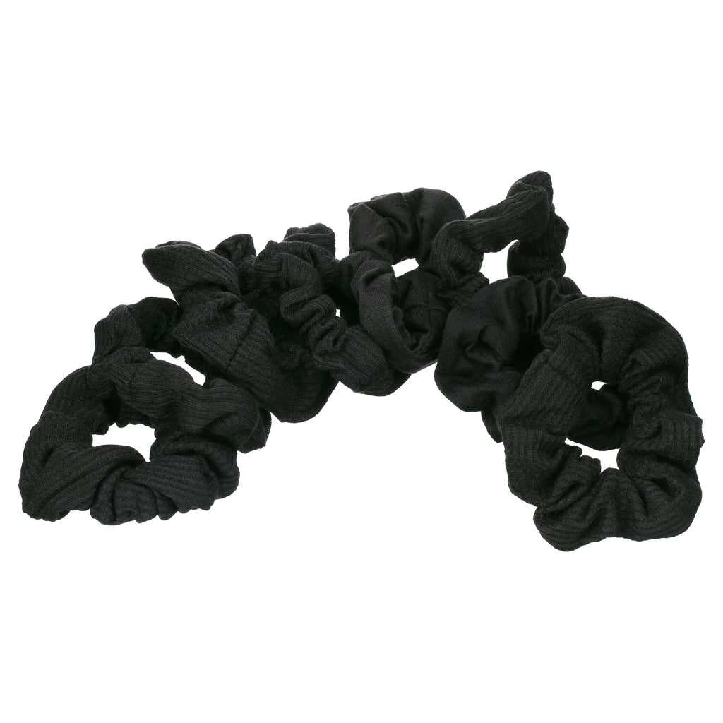 Goody Ouchless Black Gentle Hair Scrunchies, 8 Count