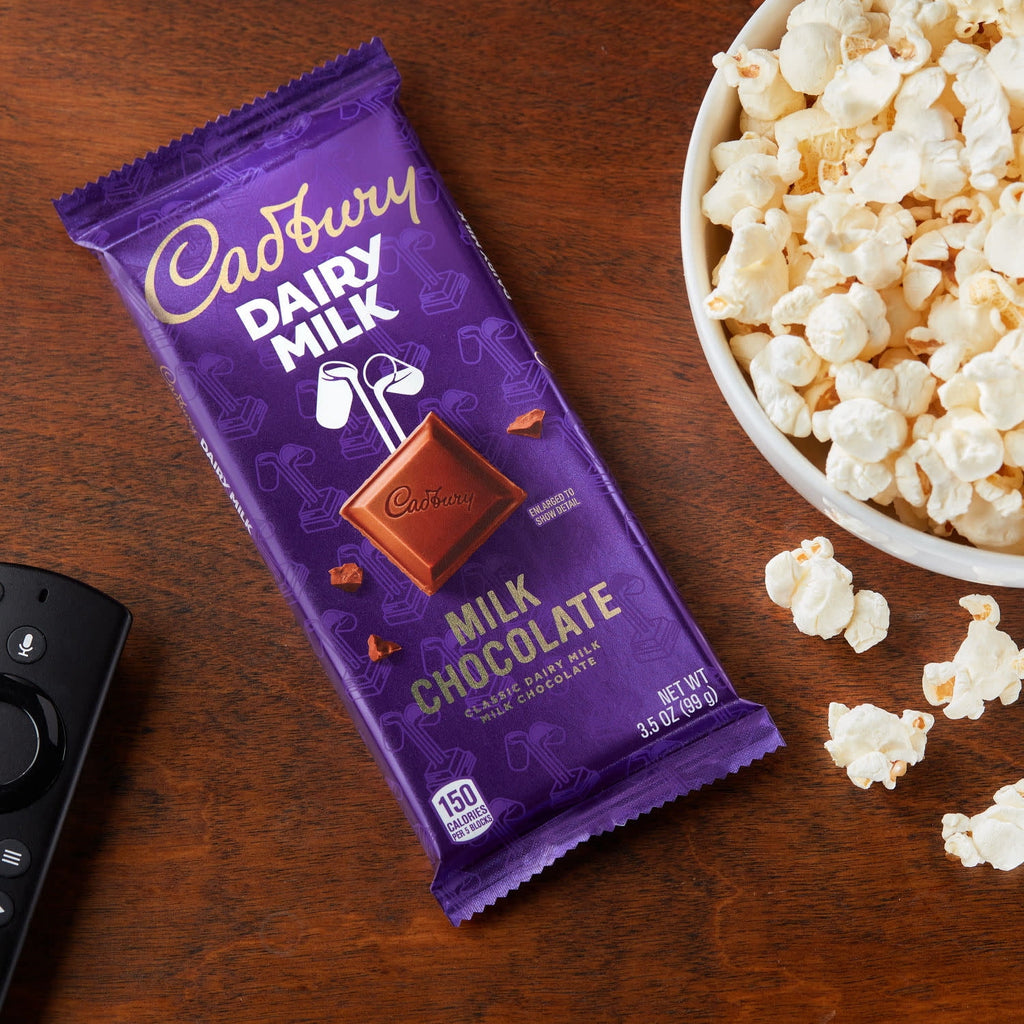 Cadbury Dairy Milk Milk Chocolate Candy, Bar 3.5 oz