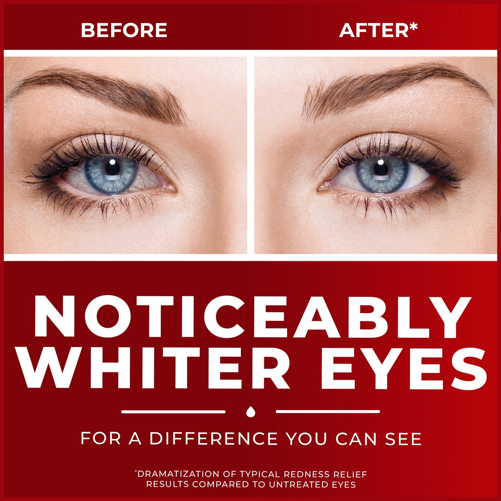 Clear Eyes Maximum Red Eye Relief Lubricant Eye Drops, Daily Use, 0.5 fl oz