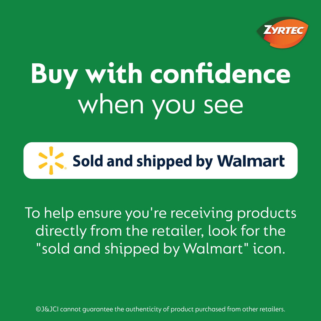 Zyrtec 24 Hour Cetirizine HCl Allergy Relief Tablets, 14 x 1 Count Packs