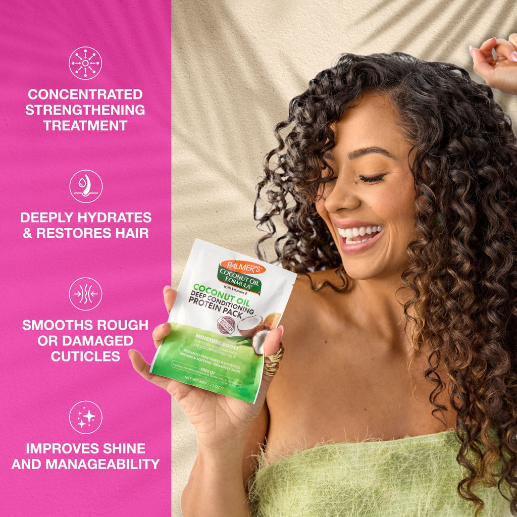 Palmer's Coconut Oil Deep Conditioning Protein Pack, 2.1 Oz