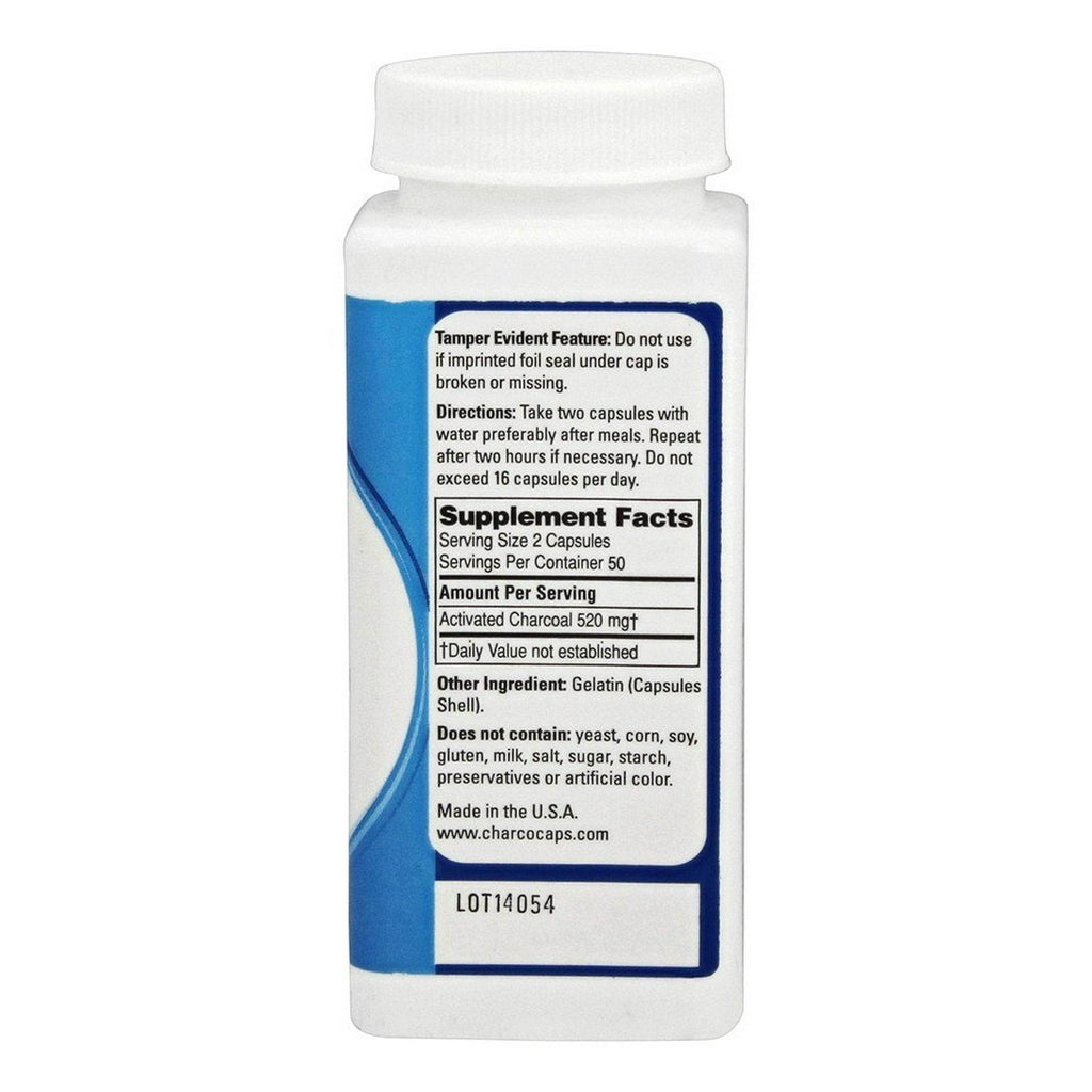 Requa Activated Charcoal, 260 mg, 100 ea - OTC Shoppe Express