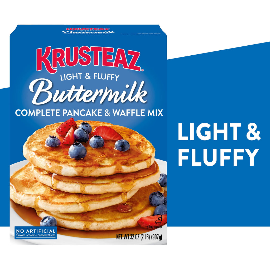 Krusteaz Buttermilk Pancake & Waffle Mix, 32oz