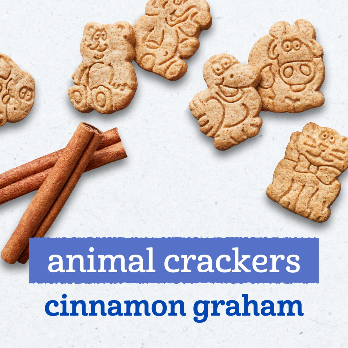 Gerber Toddler Snacks for Toddlers, Cinnamon Graham Animal Crackers, 6 oz Pouch Bag