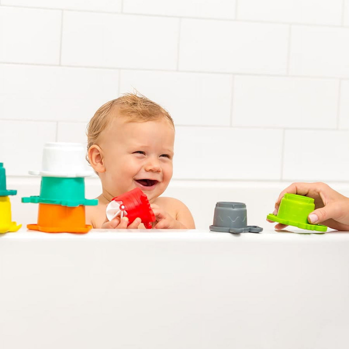 Infantino Splish & Splash Sea Animals Bath Play Set, 0-36 Months, 17-Piece Set