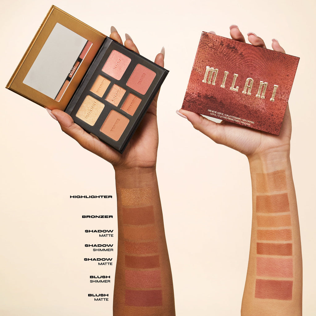 Milani All Inclusive Eye, Cheek & Face Palette, Medium to Deep
