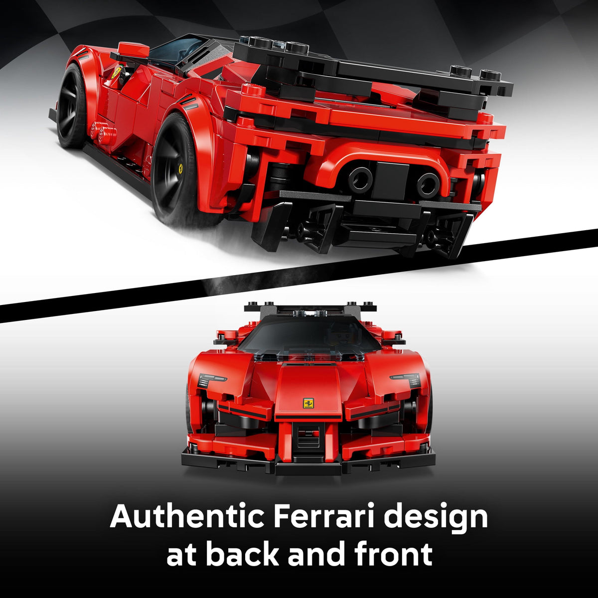 LEGO Speed Champions Ferrari SF90 XX Stradale Sports Car Building Set with Driver Minifigure, Ages 9+, 77254