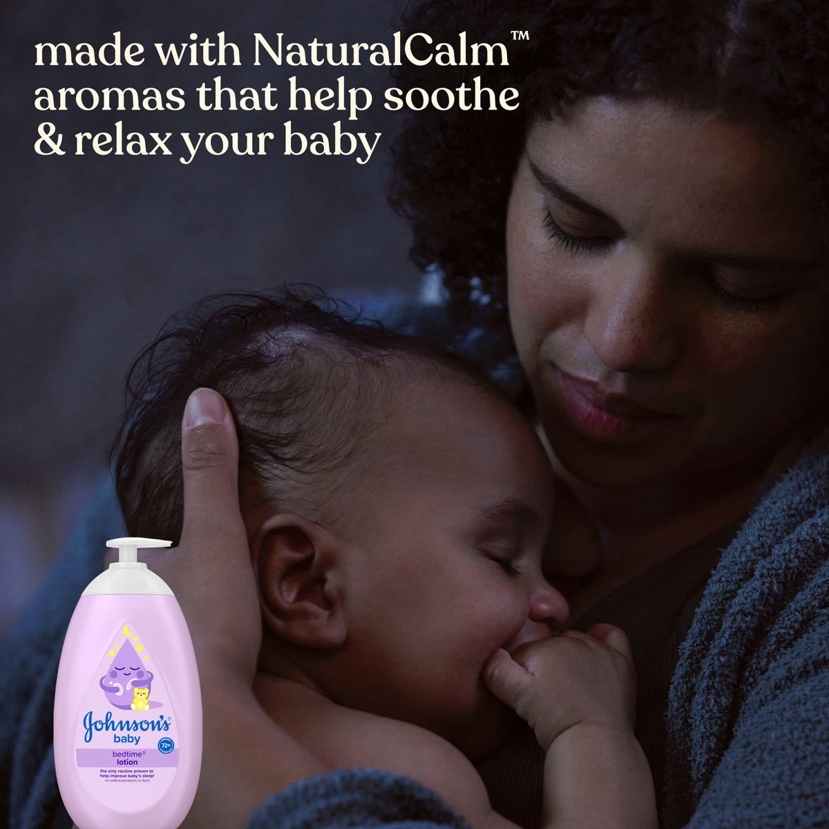 Johnson's Moisturizing Bedtime Baby Lotion, Paraben-Free, 27.1 fl. oz