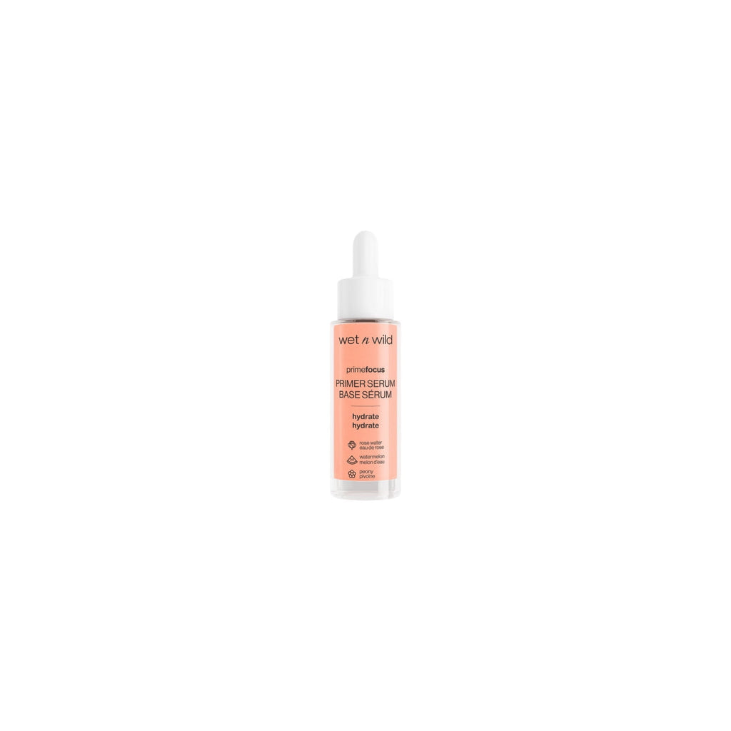 Wet n Wild Prime Focus Hydrating Primer Serum, Hydrate, 1.0 Fl oz
