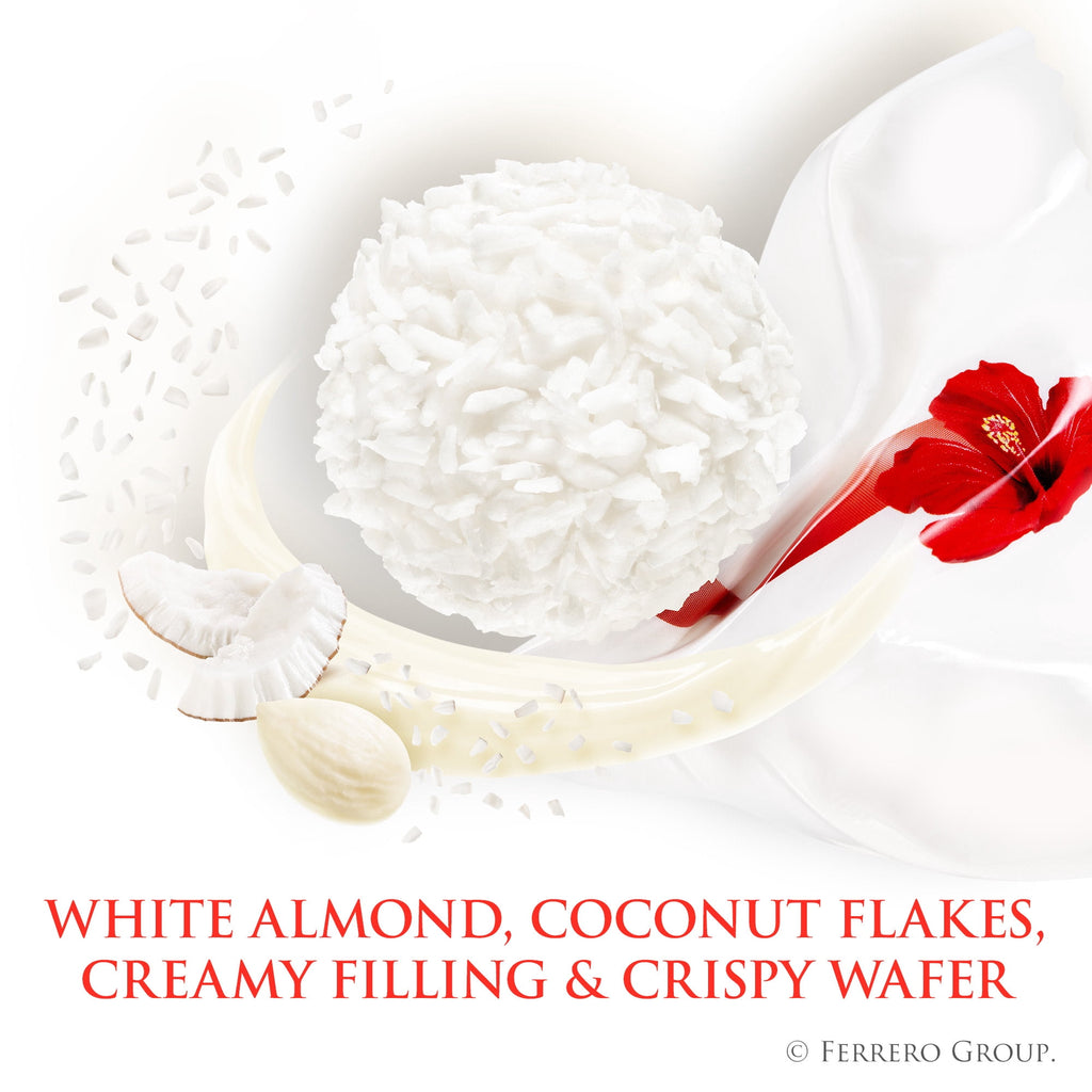 Raffaello Almond Coconut Candy, 15 Individually Wrapped Treats, Perfect for sharing, 5.3 oz