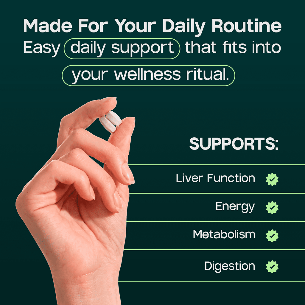 Liverite Liver Aid 90 Tablets -Advanced Liver Support with 17 Amino Acids, Choline and Phospholipids, Supports Healthy Liver Function and Metabolism