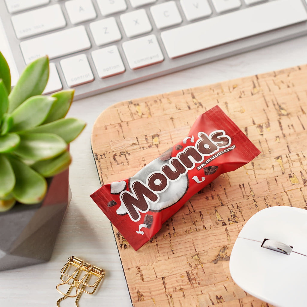 Mounds Coconut & Dark Chocolatey Candy Bars & Miniatures, Snack Size, 0.6 oz (10 Count)
