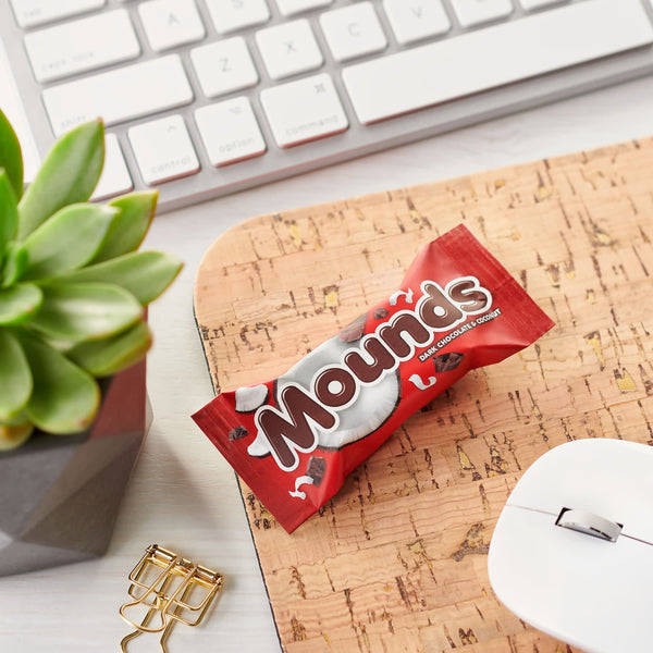 Mounds Coconut & Dark Chocolatey Candy Bars & Miniatures, Snack Size, 0.6 oz (10 Count)