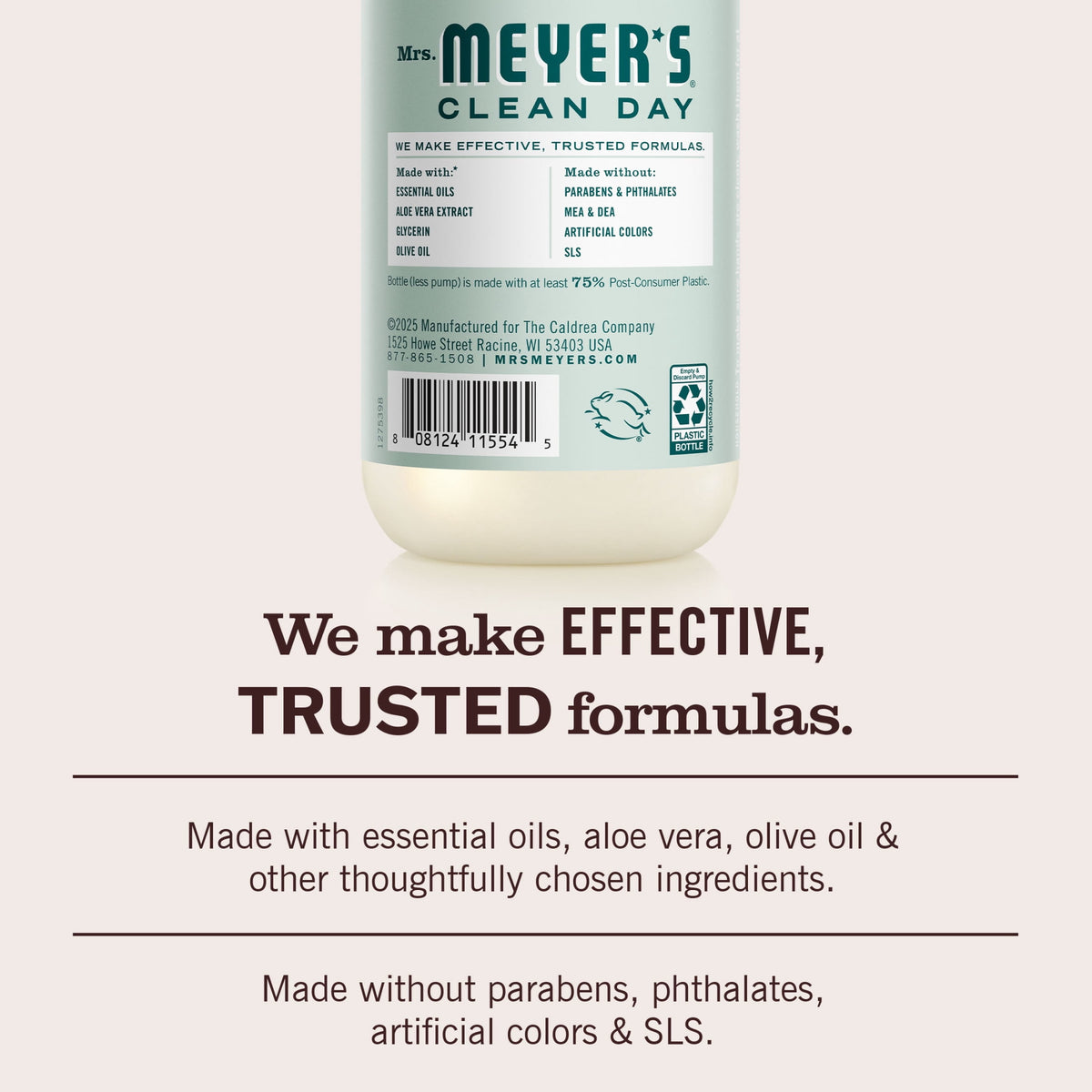 Mrs. Meyer’s Clean Day Hand Soap, Birchwood Scent, 12.5 Fl Oz