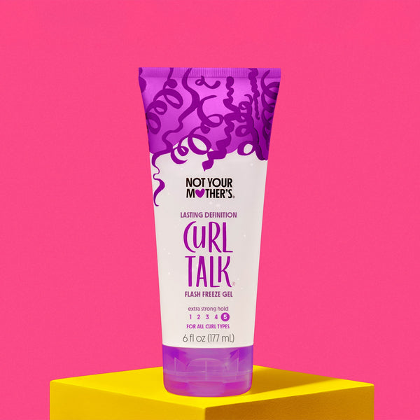 Not Your Mother's Curl Talk Flash Freeze Gel, Extra Strong Hold, For All Curl Types, 6 fl oz