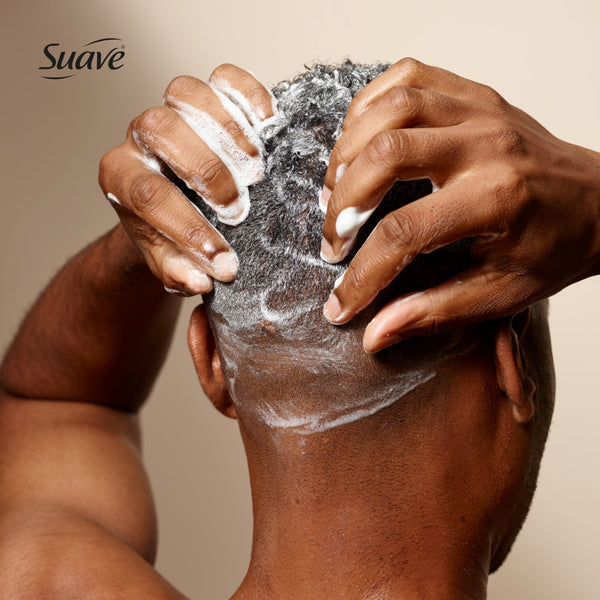 Suave Men Deep Cleansing 3-in-1 Shampoo, Conditioner & Body Wash with Charcoal, 40 FL OZ